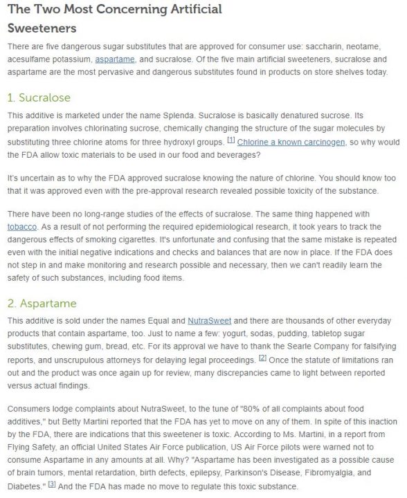 Why is Sucralose Bad For Your health? – MOXi Nutrition™