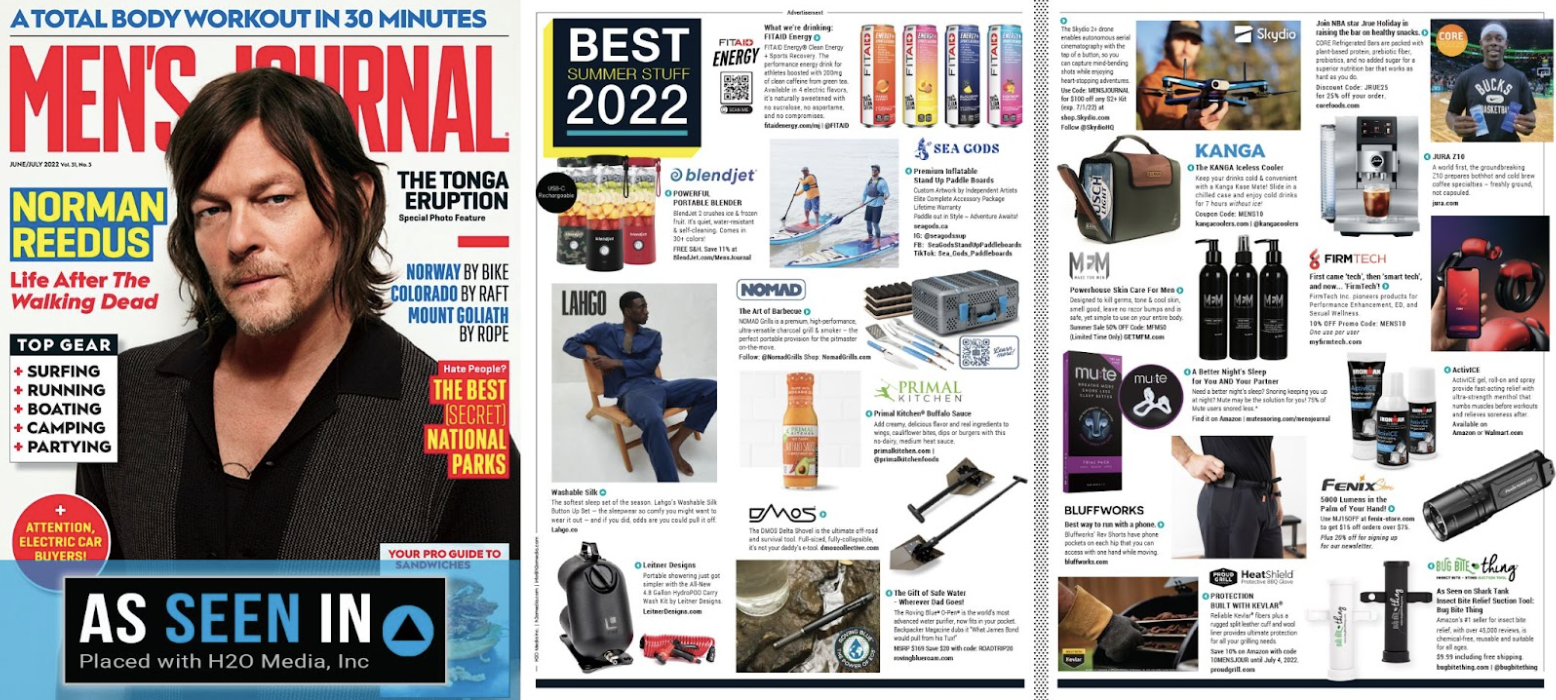 Men’s Journal Best Summer Stuff 2022: FITAID ENERGY! 